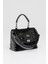 Siyah Larissa Kadın Hakiki Nubuk El ve Omuz Çantası 2