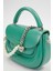 Yeşil Kalpli Taş Askılı Kadın Klasik El Çantası 2