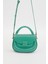 Yeşil Kalpli Taş Askılı Kadın Klasik El Çantası 3