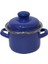 -Alev 12 cm Mavi Emaye Derin Tencere 0,90 Lt 1
