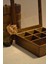 Kahverengi Kapaklı ve Bölmeli Organizer Kutu 20,7X20,7X6,5 2