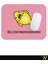 Sevimli Köpek Balığı Pembe Sarı Renkli Ergonomik Mouse Pad - 23 cm x 19 cm - Kaydırmaz Taban Ev ve Ofis Kullanımı Fare Altlığı Mousepad 4