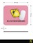 Sevimli Köpek Balığı Pembe Sarı Renkli Ergonomik Mouse Pad - 23 cm x 19 cm - Kaydırmaz Taban Ev ve Ofis Kullanımı Fare Altlığı Mousepad 6