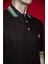 Havlu Kumaş Siyah Erkek Polo T-Shirt Nw 4