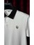 İthal Nakış Logo Detaylı Beyaz Polo Yaka T-Shirt – Şıklık ve Konforun Kusursuz Dengesi 2