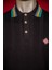Havlu Kumaş Siyah Erkek Polo T-Shirt Nw 5