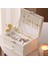 Beyaz 3 Katlı Modern Takı Organizerli Kilitli Saklama Kutusu 4