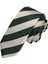 Yeşil Beyaz Çizgili Jakar Dokuma Ince Moda Slim Kravat 2