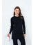 Kadın Viskon Full Likra Tunik-Siyah 2