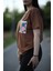Acı Kahve Pamuklu Cepli T-Shirt 3