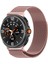 Samsung Galaxy Watch 8 Uyumlu 46 44 40MM Milanese Metal Hasır Mıknatıslı Kordon Paslanmaz Çelik 2