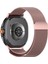 Samsung Galaxy Watch 8 Uyumlu 46 44 40MM Milanese Metal Hasır Mıknatıslı Kordon Paslanmaz Çelik 3