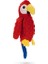 Köpek Oyuncağı, Papağan, Peluş, Kırmızı, 43X14X8CM 1