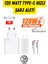 120 Watt Type-C Şarj Cihazı ve Kablo Hızlı Şarj Type- C Tüm Modellerle Uyumlu 2