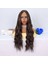 Koyu Kumral Dalgalı Uzun Tül Peruk 1