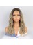 Kumral Balköpüğü Ombre ve Röfleli Küt Tül Peruk 1