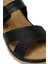 164400.Z5FX Siyah Kadın Düz Sandalet 7