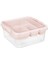 Pembe Kapaklı Çok Amaçlı Bölmeli Saklama Kutusu, Organizer ve Hobi Malzemesi 3