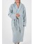 Kadın ve Erkek Bornoz Mavi 1