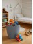 Gbmotıon Gri Keçe Çamaşır Sepeti – 60X45X25 Cm, Katlanabilir, Taşınabilir Saplı, Oyuncak & Kirli Sepeti 67,5 Litre 1
