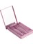 Pembe Modern Tasarımlı Makyaj Fırça Seti, Aynalı, Şık ve Kullanışlı 1