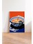 Ahşap Çerçeveli Tablo, Ramen Kasesi Japon Tarzı Illüstrasyon, Mutfak Dekoru Poster No: 108014 3