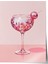 Çerçevesiz Poster, Pembe Kadehte Kristal Detaylı Çizim, Mutfak Dekoru Poster No: 109534 1