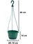 SO-SM01 Safir Makrome Askılı Balkon Saksı 1,7 Lt Yeşil 6 Adet 2