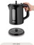 Şık Siyah Elektrikli Çay Seti, Çay Keyfi Için Modern ve Kullanışlı Tasarım 5
