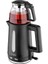 Cam Demlikli Kiwi Çay Makinesi 2200W Siyah, Pratik ve Şık Tasarım 2