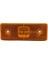 24V YAN SİNYAL LAMBASI DORSE SİDE MARKER (SOKETLİ) (2 LEDLİ) SARI (111*42 MM) 1