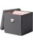 Koyu Gri Kapaklı Kutu, 32X31X30 Cm, Şık ve Kullanışlı Depolama Çözümü 2