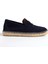 Deri Lacivert Erkek Espadril Mocasın 1