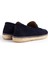 Deri Lacivert Erkek Espadril Mocasın 3