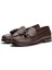 Kahve Erkek Klasik Ayakkabı Hılfıger Tassel Lth Loafer 2