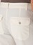 Erkek Ekru Carrot Fit Keten Karışımlı Beli Bağcıklı Kanvas Pantolon 50305639-VR019 6