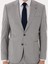 Erkek Açık Gri Slim Fit Yün Takım Elbise 50300485-VR001 7