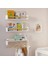 3x 60CM Mdf Baby Room Organizer Eğitici Montessori Raf Kitaplık Baharatlık Banyo Düzenleyici 1