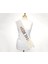 Beyaz Gümüş Bride To Be Simli Kuşak Kemer 10 cm 2