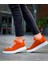KB-X204 Kuback Turuncu Keten Beyaz Yüksek Taban Günlük Erkek Spor Ayakkabı 4
