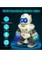 3D Disko Işıklı ve Müzikli Dans Eden Elektronik Robot Oyuncak Piller Hediye 19 Cm. 4