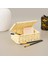 Şık Bej Saklama Kutusu, 5X11X15 Cm, Ev ve Ofis Dekorasyonuna Uygun 1