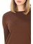 Kadın Viskon Full Likra Tunik-Kahve 8
