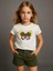 Kız Çocuk Kelebek Desenli T-Shirt 1