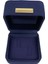 Lacivert Micro Süet Alyans Takı Kutusu, Şık ve Kullanışlı Tasarım 3
