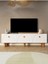 Bohem Tv Ünitesi 150 cm Üç Kapaklı Mdf Kapak Raflı Ayaklı Tv Sehpası 3