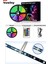 Mobil Uygulamalı Sese Duyarlı Rgb Akıllı USB Siyah Silikon Kaplamalı LED Şerit (5V - 5 Metre) 8