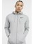 Dri-Fıt Full Zip Erkek Gri Kapüşonlu Sweatshirt 1