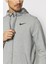Dri-Fıt Full Zip Erkek Gri Kapüşonlu Sweatshirt 2