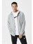 Dri-Fıt Full Zip Erkek Gri Kapüşonlu Sweatshirt 5